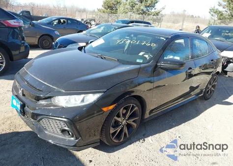 2018 Honda Civic Sport from USA, damaged, VIN SHHFK7H42JU410031